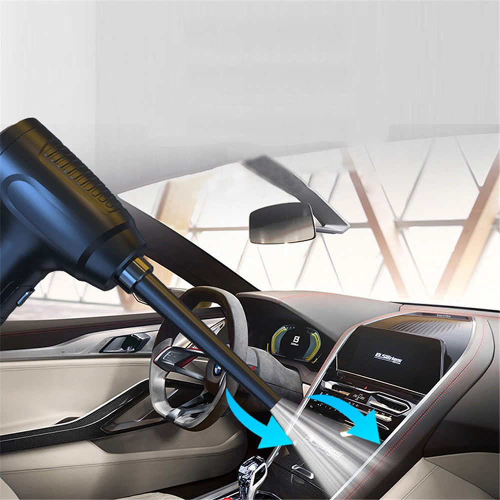 YMG-810 3-in-1 Wireless Air Duster 5000Pa Handheld Vacuum Cleaner Car Home Cleaning Device