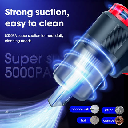 CARSUN C3088 Rechargeable Car Home Handheld Vacuum Cleaner High Power Wireless Vacuum Cleaner