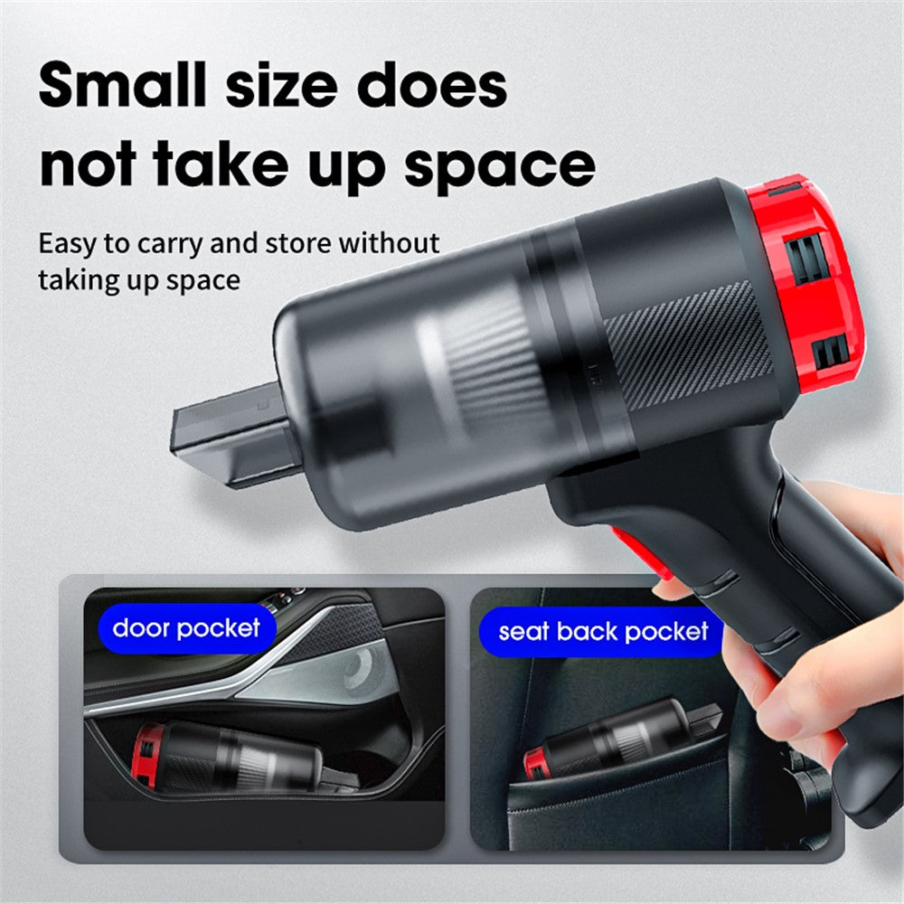 CARSUN C3088 Rechargeable Car Home Handheld Vacuum Cleaner High Power Wireless Vacuum Cleaner