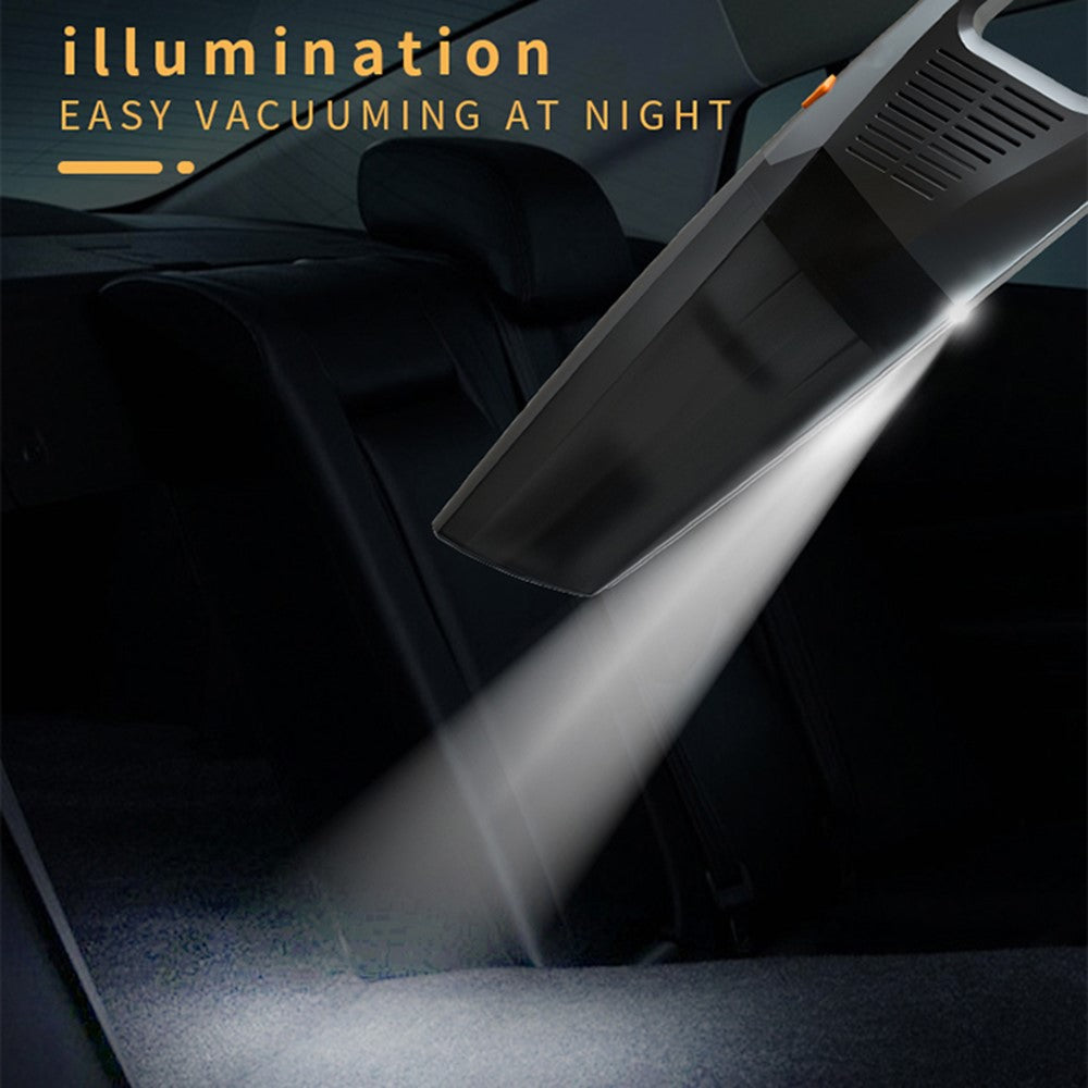 CARSUN C1398 Rechargeable Cordless Car Vacuum Powerful 6000Pa Portable Vacuum Cleaner with LED Light