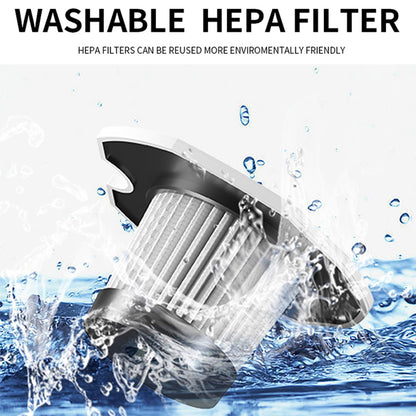 CARSUN C1398 Rechargeable Cordless Car Vacuum Powerful 6000Pa Portable Vacuum Cleaner with LED Light