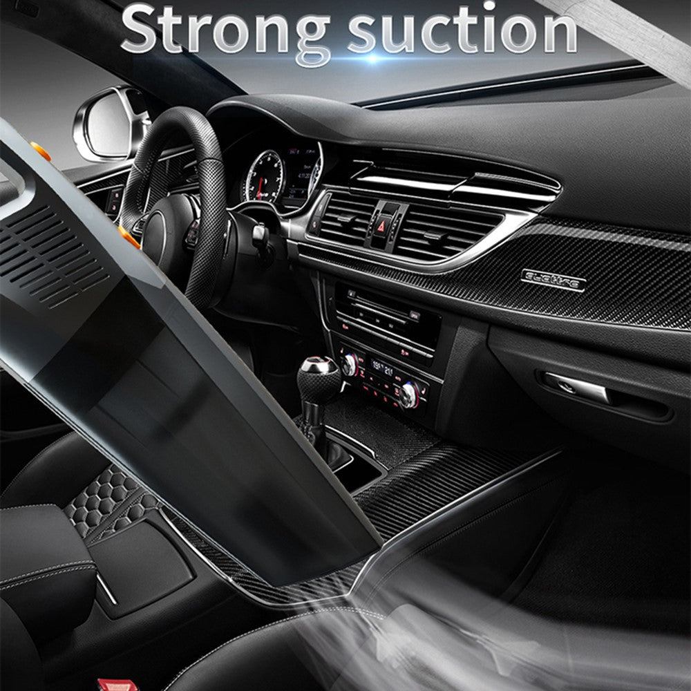 CARSUN C1398 Rechargeable Cordless Car Vacuum Powerful 6000Pa Portable Vacuum Cleaner with LED Light