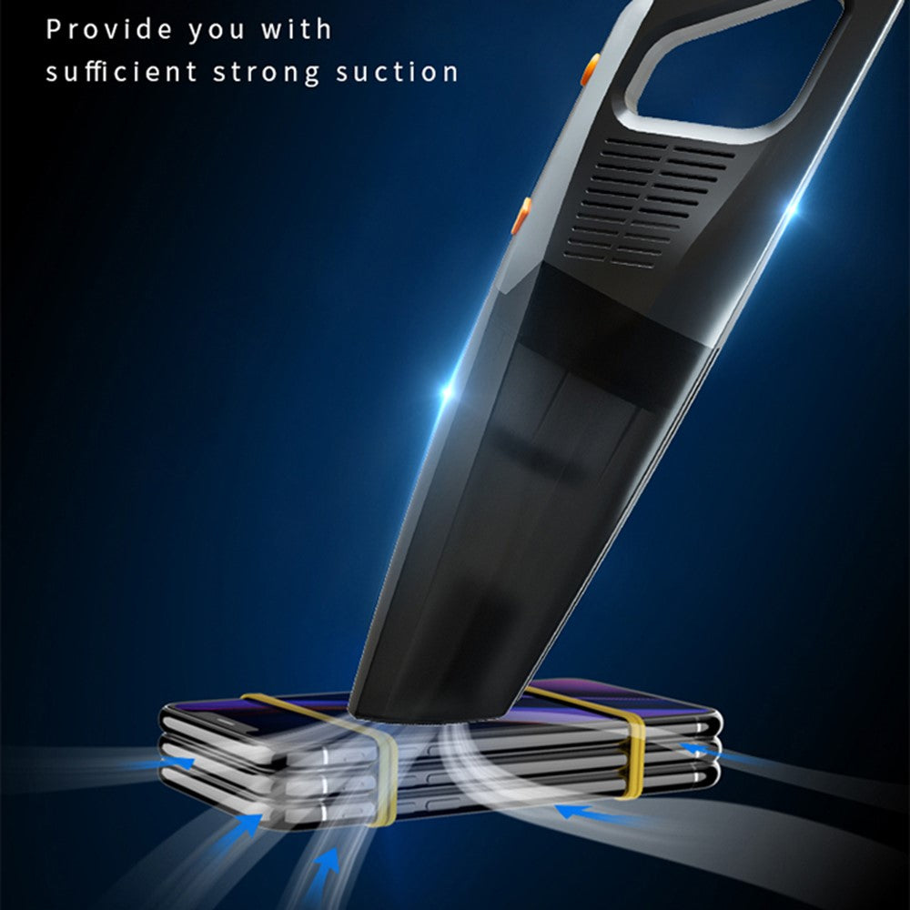 CARSUN C1398 Rechargeable Cordless Car Vacuum Powerful 6000Pa Portable Vacuum Cleaner with LED Light