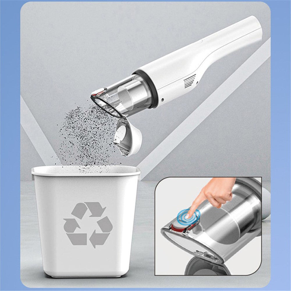 CARSUN C2819 Type-C Wireless Vacuum Cleaner Handheld Dust Cleaner for Car Home Cleaning