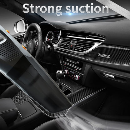CARSUN C1398 12V Car Cigarette Lighter Plug Vacuum Cleaner High Power Handheld Car Cleaning Tool with LED Light