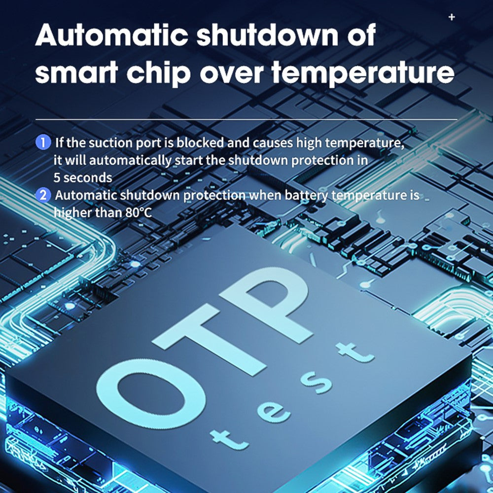 CARSUN C3089 Car Cigarette Lighter Vacuum Cleaner 5000Pa High Power Handheld Dust Cleaner