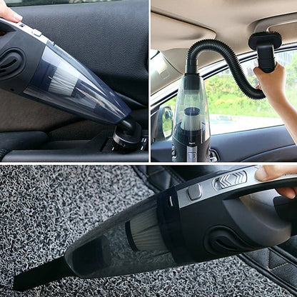 A-016 12V Car Cigarette Lighter Vacuum Cleaner Powerful Suction Wired Dust Cleaner