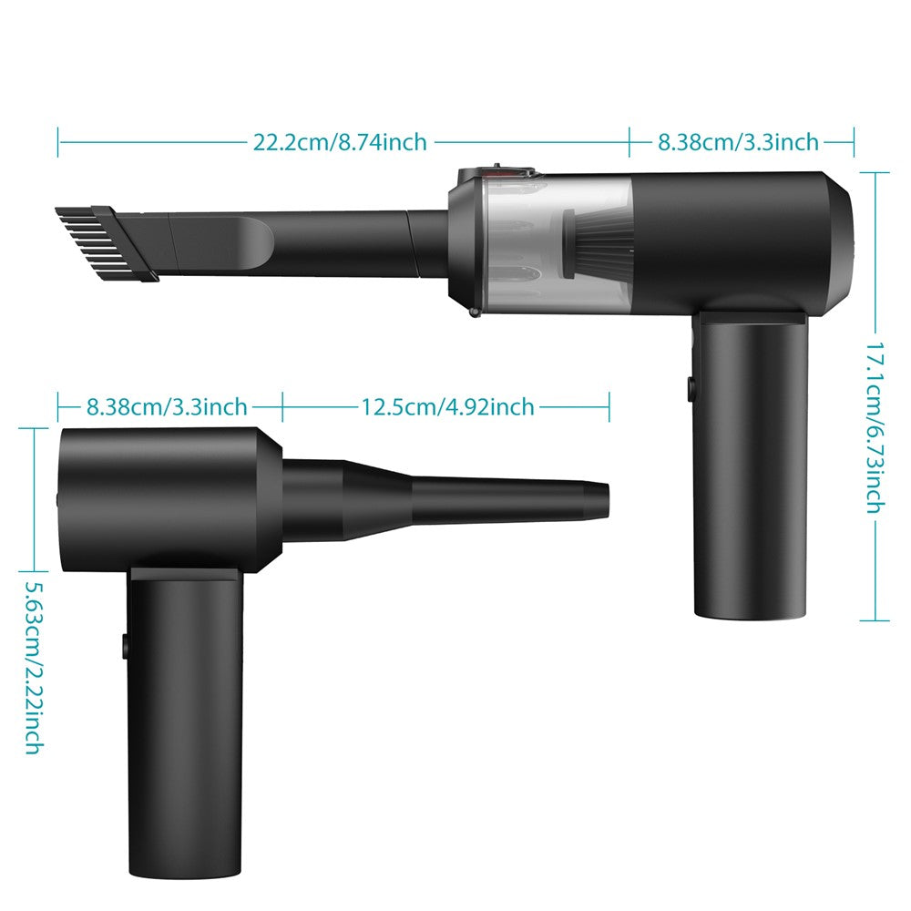 S1 Mini Cordless Vacuum Cleaner Folding High Power Suction 2-in-1 Handheld Vacuum Cleaner for Car, Home