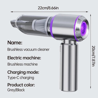 SUITU ST-6653Plus High Power Car Home Handheld Vacuum Cleaner Wireless Rechargeable Cleaning Tool
