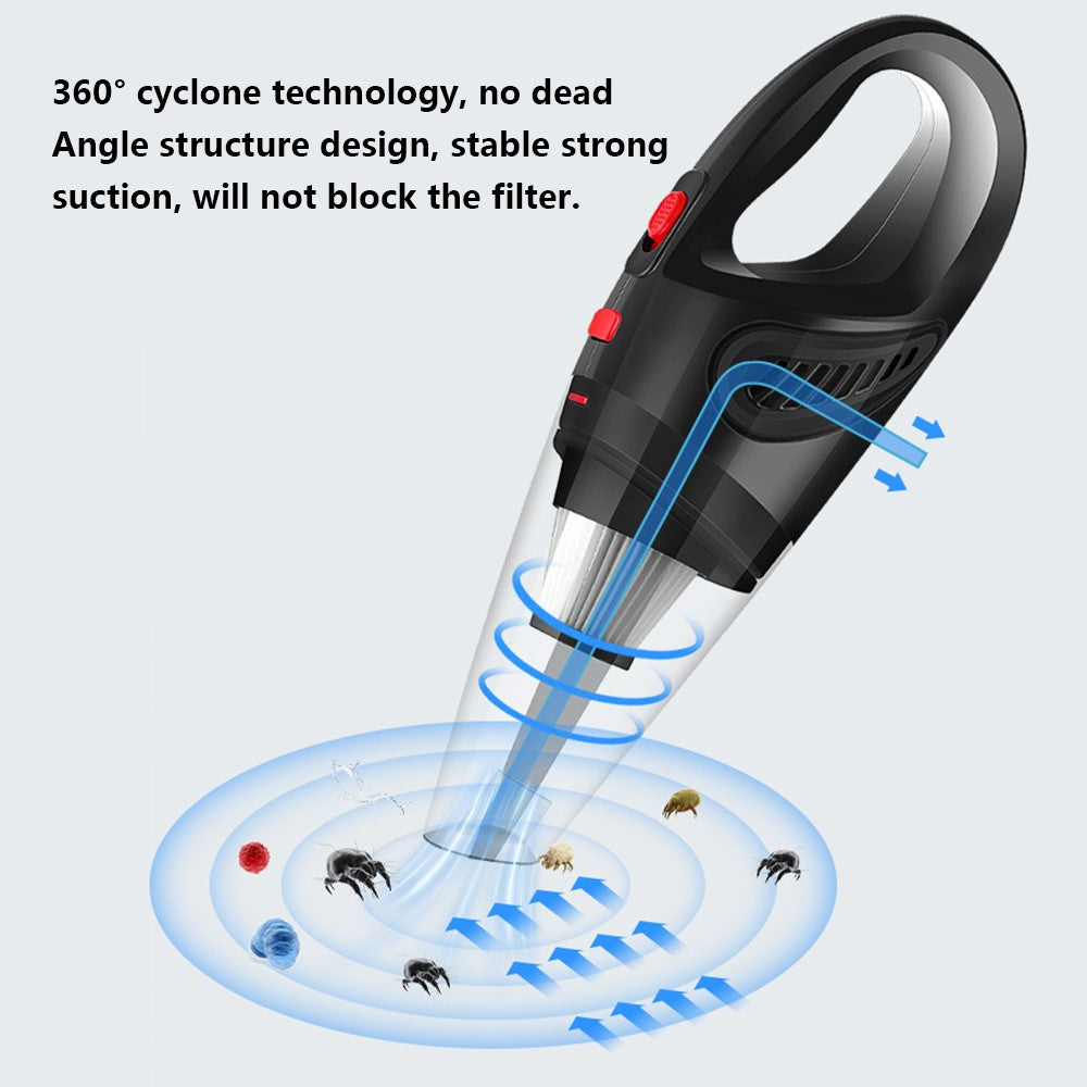 SUITU ZY-2021 Car Mini Vacuum Cleaner Home Cordless Handheld 4000Pa Cleaning Tool