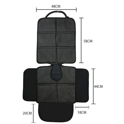 JF004 Waterproof Car Seat Protector for Child Car Seat and Pets, Soft Seat Protection Pad with Storage Pocket