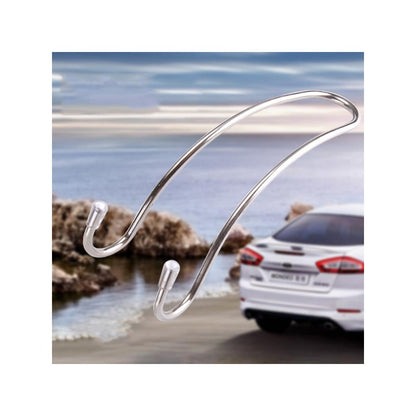 2Pcs Car Seat Back Headrest Hanger Hook Purse Bag Cloth Organizer Holder 3x11x3.4cm