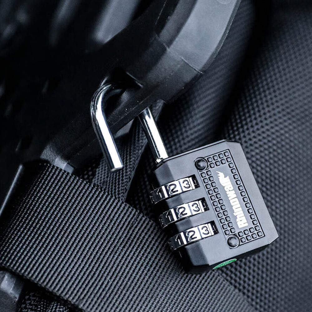 RHINOWALK XM10203 Motorcycle Bag Security Lock Zinc Alloy 3-Digit Anti Theft Combination Lock