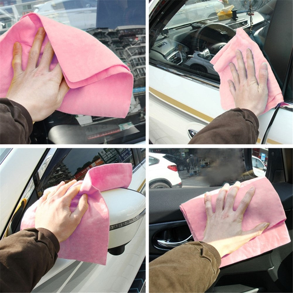 43 x 32 x 0.2cm Super Absorbent Soft PVA Cloth Car Home Cleaning Towel Hair Quick Drying Towel