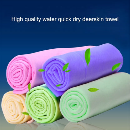 43 x 32 x 0.2cm Super Absorbent Soft PVA Cloth Car Home Cleaning Towel Hair Quick Drying Towel