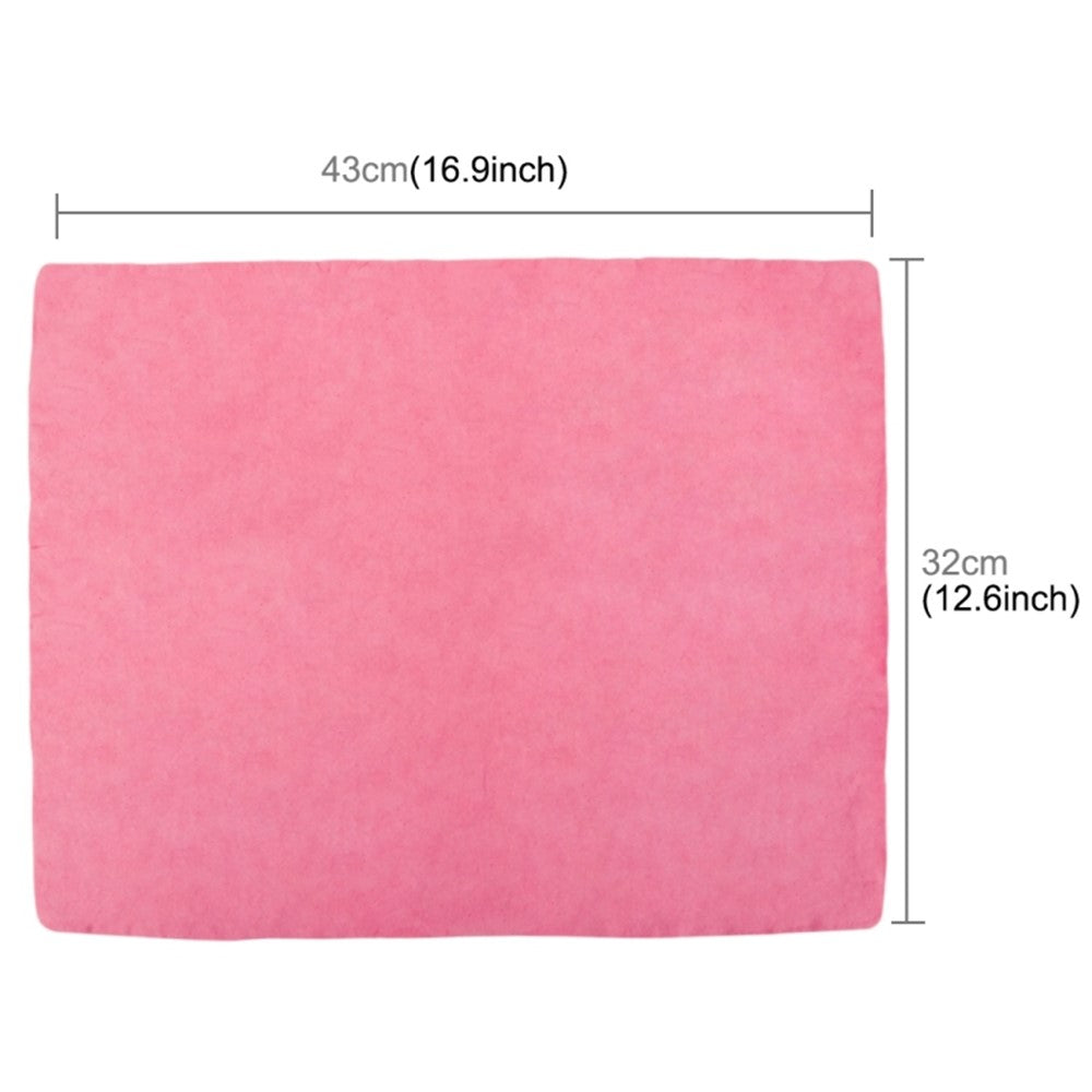 43 x 32 x 0.2cm Super Absorbent Soft PVA Cloth Car Home Cleaning Towel Hair Quick Drying Towel