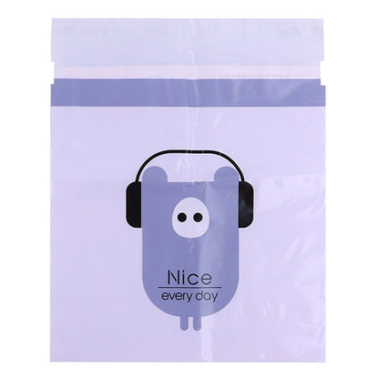 15Pcs / Pack Sealable Portable Car Trash Bag Easy Stick-On Disposable Car Garbage Bag Leak-Proof Vomit Bag Kitchen Storage Bag Suitable for Cars, Offices, Kitchens, Travel