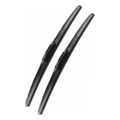 2Pcs Universal Three-Stage Car Wiper Blade ABS+Rubber Noiseless Vehicle Wiper Blade
