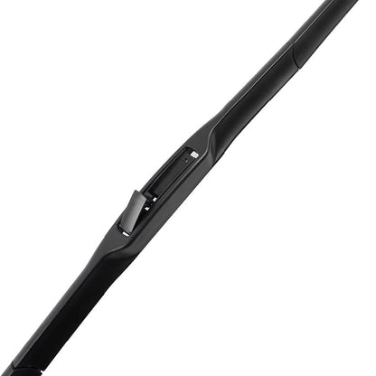 2Pcs Universal Three-Stage Car Wiper Blade ABS+Rubber Noiseless Vehicle Wiper Blade