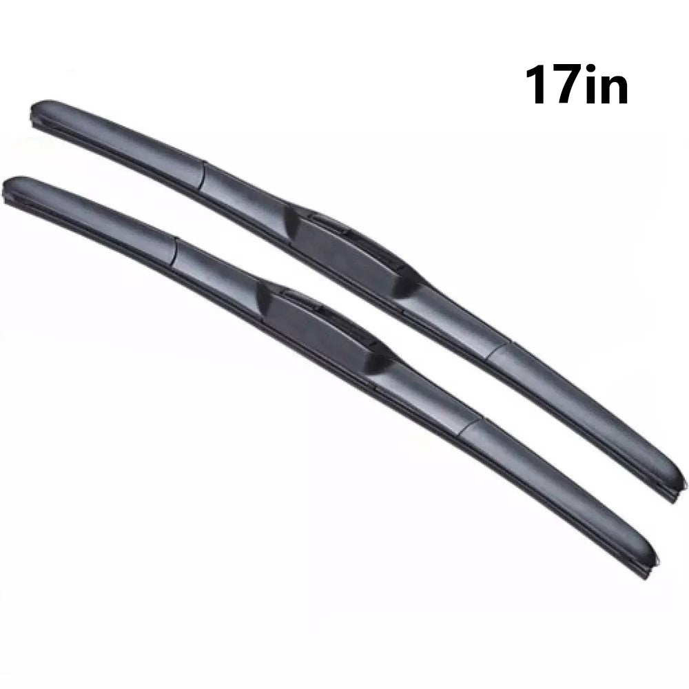 2Pcs Universal Three-Stage Car Wiper Blade ABS+Rubber Noiseless Vehicle Wiper Blade