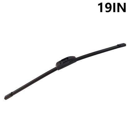 1Pc Universal Car Windshield Wiper Blade ABS+Rubber Noiseless Vehicle Wiper Blade