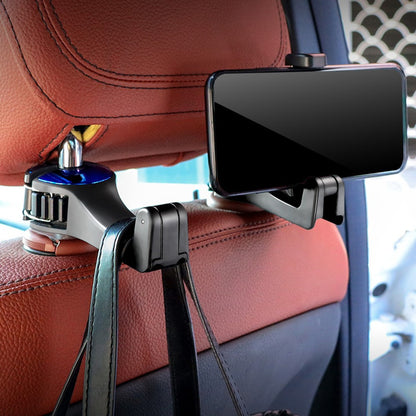 CS-G02 Multifunctional Back Seat Headrest Holder Hanger Holder Hook for Car Vehicle SUV