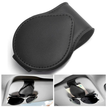Portable Sunglasses Holder Bill Holder Clip Card Storage Accessories for Car Visor
