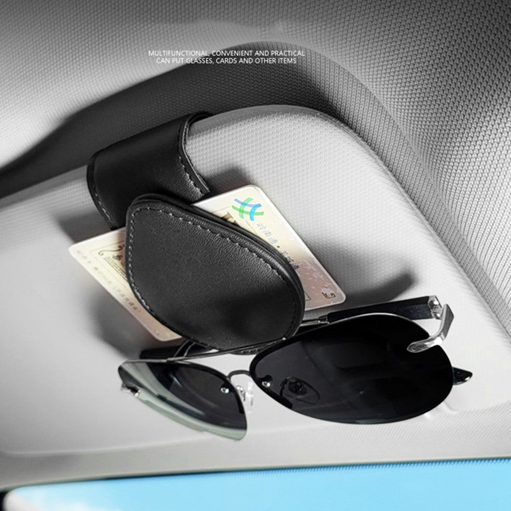 Portable Sunglasses Holder Bill Holder Clip Card Storage Accessories for Car Visor