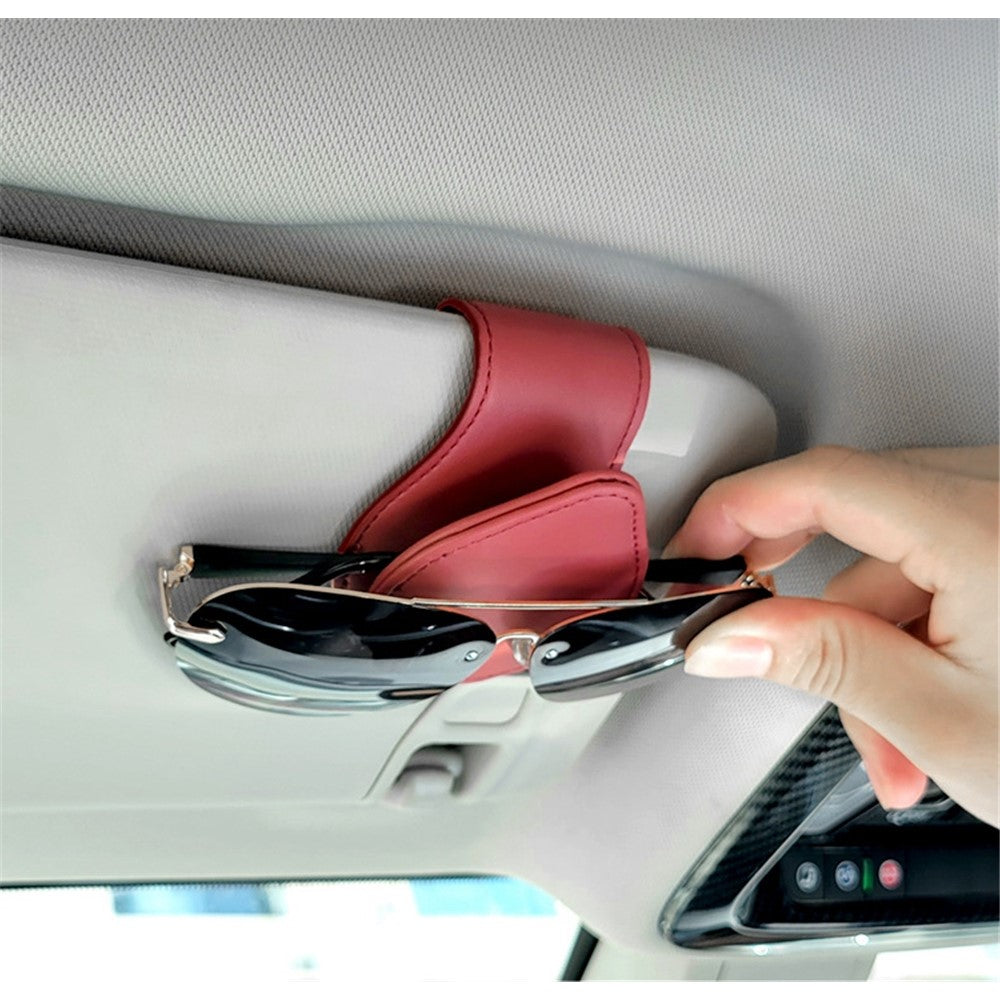 Portable Sunglasses Holder Bill Holder Clip Card Storage Accessories for Car Visor