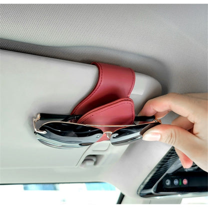 Portable Sunglasses Holder Bill Holder Clip Card Storage Accessories for Car Visor