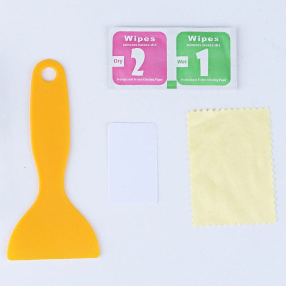 2Pcs Oval 100x150mm Car Rear View Mirror Film PET Anti-Fog Rainproof Mirror Film with Tools