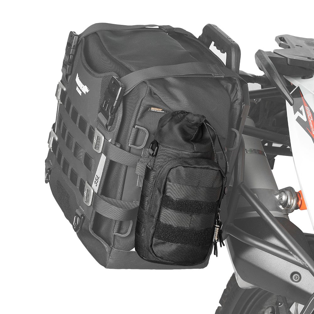 RHINOWALK Mechanic MJX2006BK Thermal Aluminum Liner Expanded Motorcycle Water Bottle Holder Bag, 10.5x22cm
