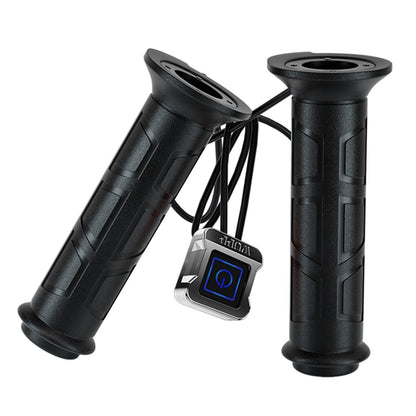 ZH-983F2 1 Pair For ATV Motorcycle Intelligent 3 Gears Temperature Adjustable Heated Grips Winter Warmer Electric Heating Hand Grips