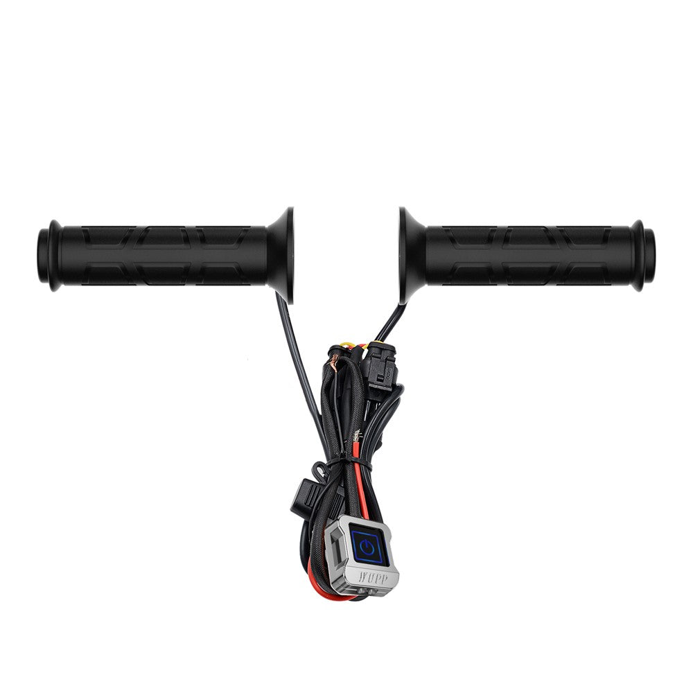 ZH-983F2 1 Pair For ATV Motorcycle Intelligent 3 Gears Temperature Adjustable Heated Grips Winter Warmer Electric Heating Hand Grips