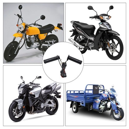 WUPP ZH-983B6 1 Pair 12V Motorcycle Winter Electric Heating Hand Grips 3 Gears Temperature Adjustable Heated Grips