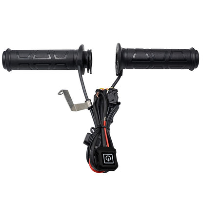 WUPP ZH-983B6 1 Pair 12V Motorcycle Winter Electric Heating Hand Grips 3 Gears Temperature Adjustable Heated Grips