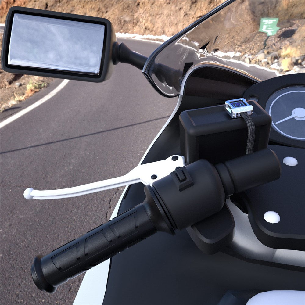 WUPP ZH-983C1 1Pair Smart 3-Gear 12V Motorcycle Heated Grips Universal Electric Heating Handlebar Modified Heating Grips Electric Scooter Warmer Handgrips