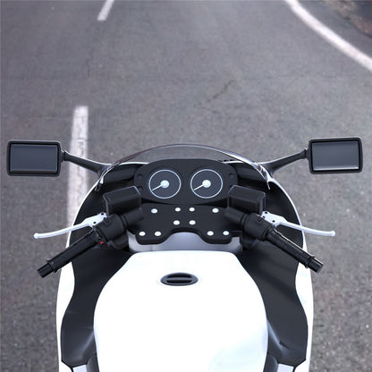 WUPP ZH-990B1 1Pair 5-Gear 12V Motorcycle Heating Handlebar Electric Heated Grips with Indicator Warmer Heating Grips for Winter