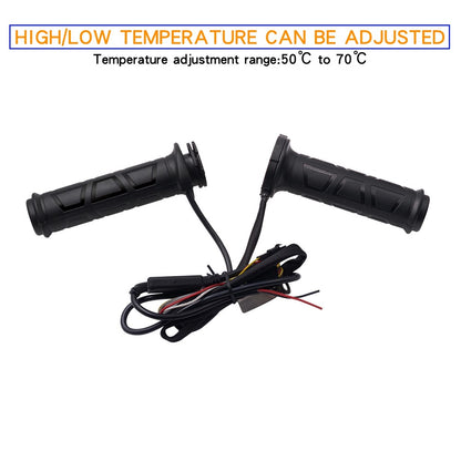 WUPP CS-095B1 1Pair Motorcycle Heating Handlebar for Winter Electric Heated Grips 12V Warmer Heating Grips
