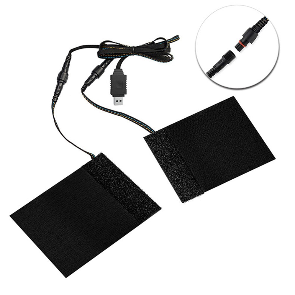 WUPP CSZH-974D4 5V USB Heated Grips with 3-Mode Temperature Adjustable, Magic Tape Version