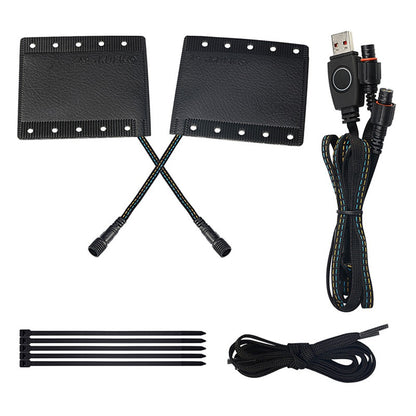 WUPP CSZH-1314B1 5V Strap-Style Motorcycle Heated Grips with Switch, IP67 Waterproof