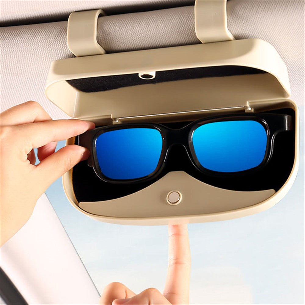 Glasses Holder Magnetic Car Sun Visor Glasses Case Organizer Glasses Storage Box