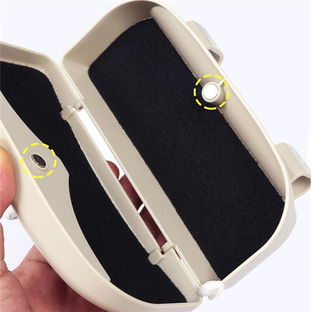 Glasses Holder Magnetic Car Sun Visor Glasses Case Organizer Glasses Storage Box