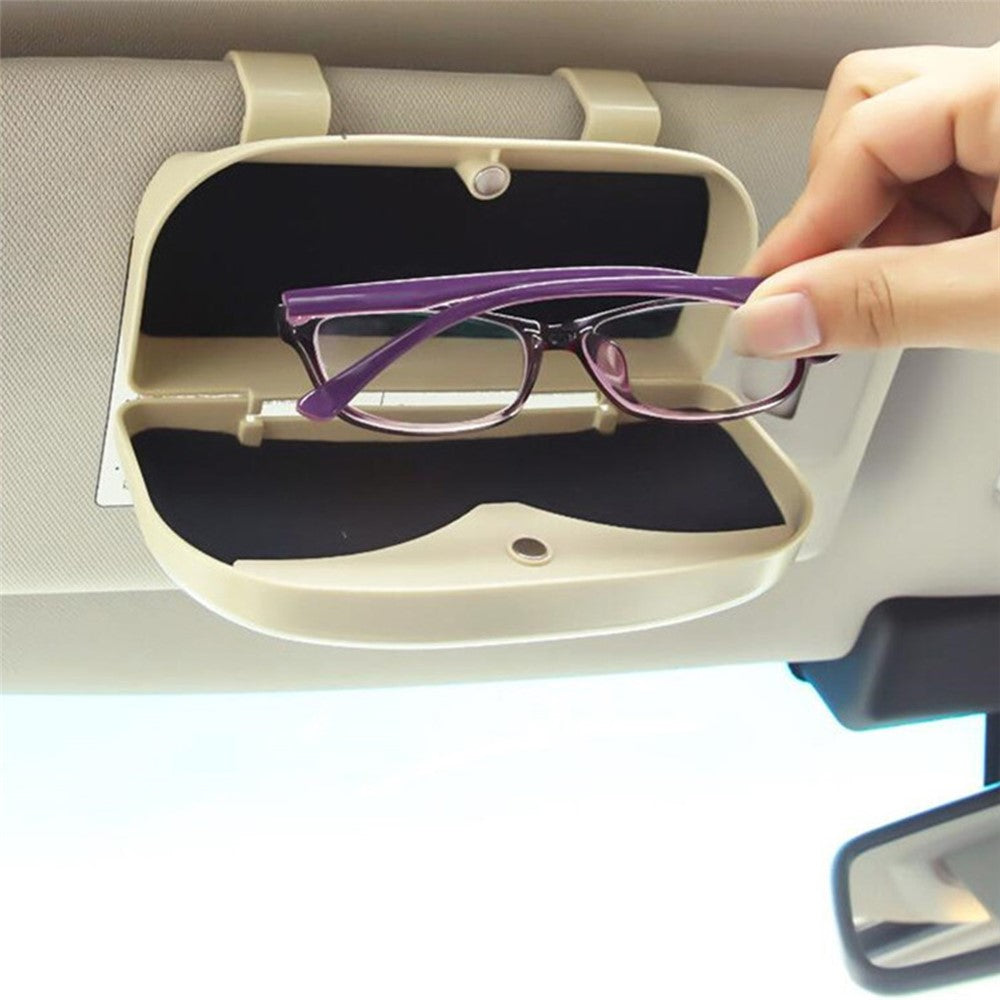 Glasses Holder Magnetic Car Sun Visor Glasses Case Organizer Glasses Storage Box