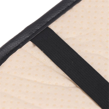 Camellia Design PU Leather Car Armrest Pad Auto Center Armrest Box Decorative Mat