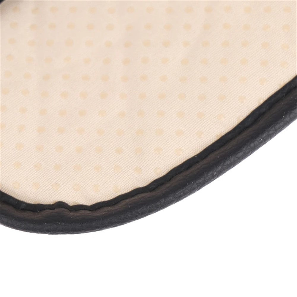 Camellia Design PU Leather Car Armrest Pad Auto Center Armrest Box Decorative Mat