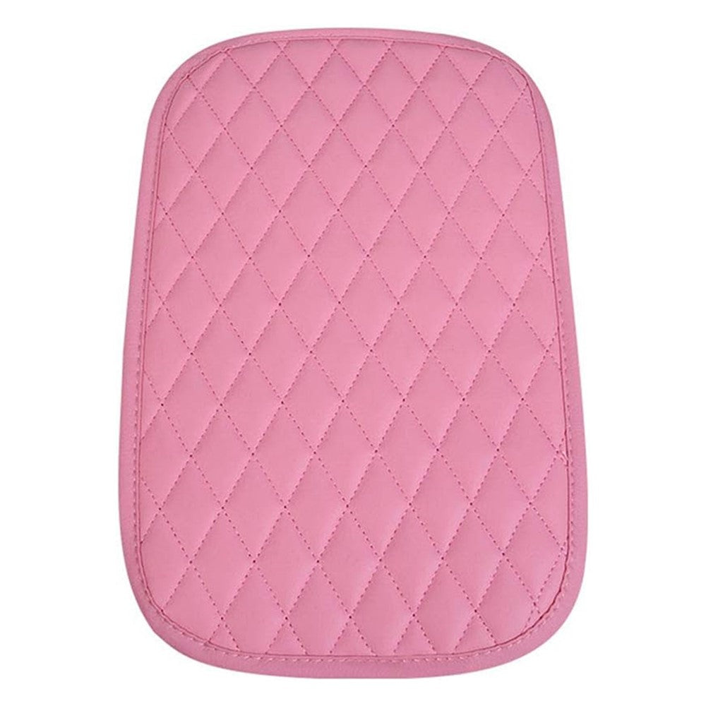 PU Leather Car Armrest Box Cover Pad Auto Center Armrest Box Protective Mat