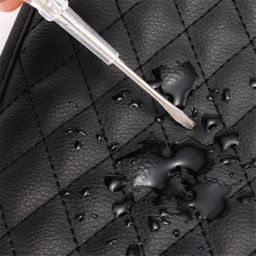 PU Leather Car Armrest Box Cover Pad Auto Center Armrest Box Protective Mat