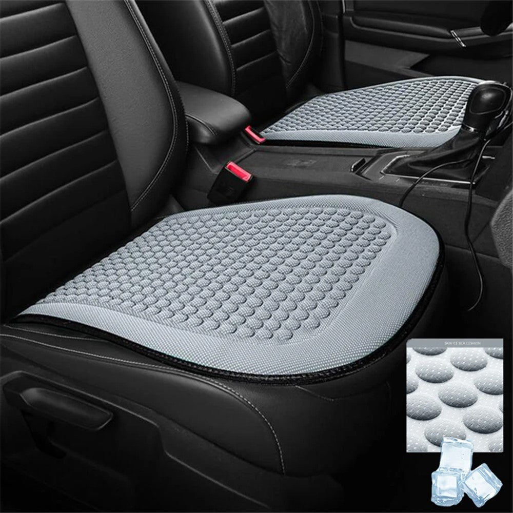 2Pcs Car Truck Front Seat Cushion Cool Breathable Fatigue Relief Vehicle Seat Pad
