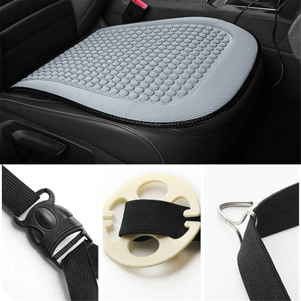 2Pcs Car Truck Front Seat Cushion Cool Breathable Fatigue Relief Vehicle Seat Pad